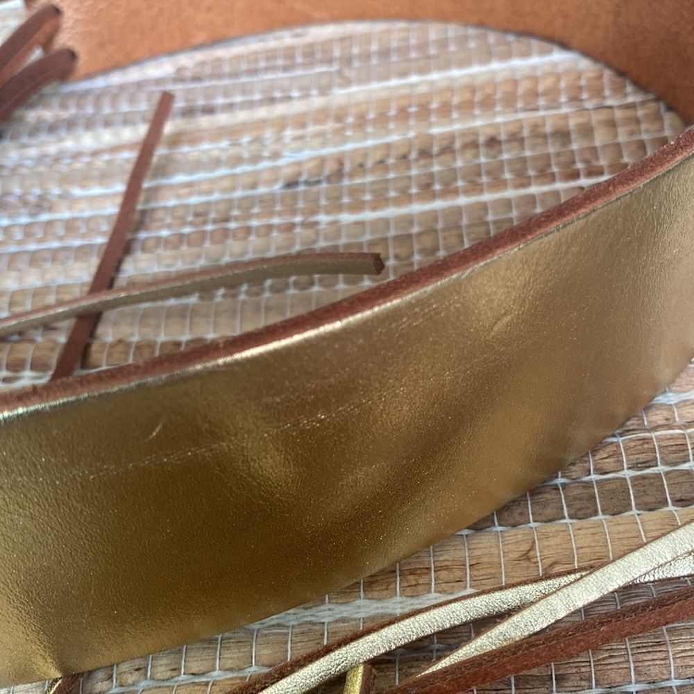 Euc Ralph Lauren gold tie belt I believe it was a medium - Picture 4 of 6
